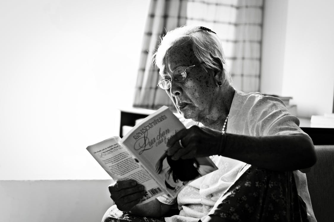 senior at home